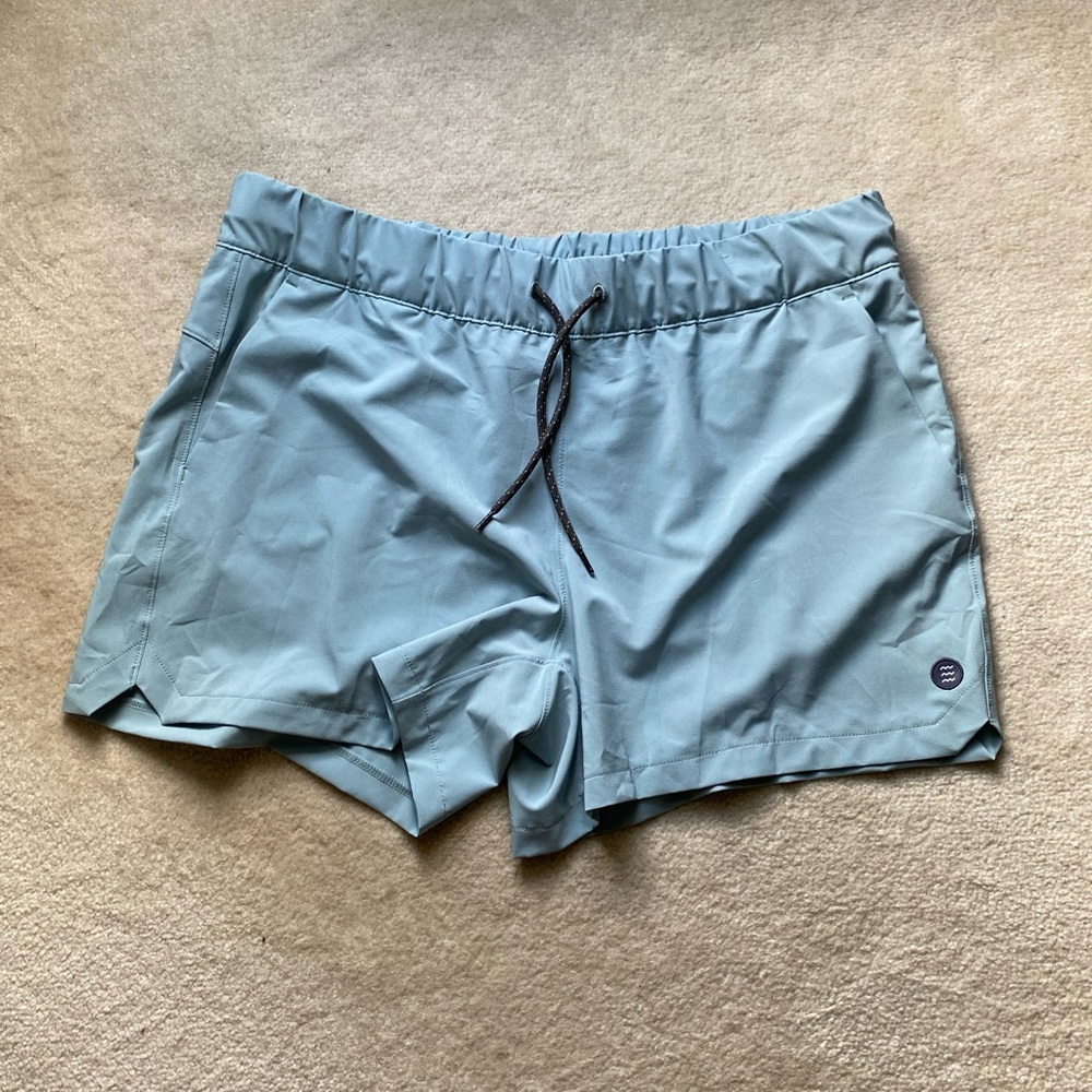 Free Fly Apparel Swell Shorts Coastal Color Sage XL